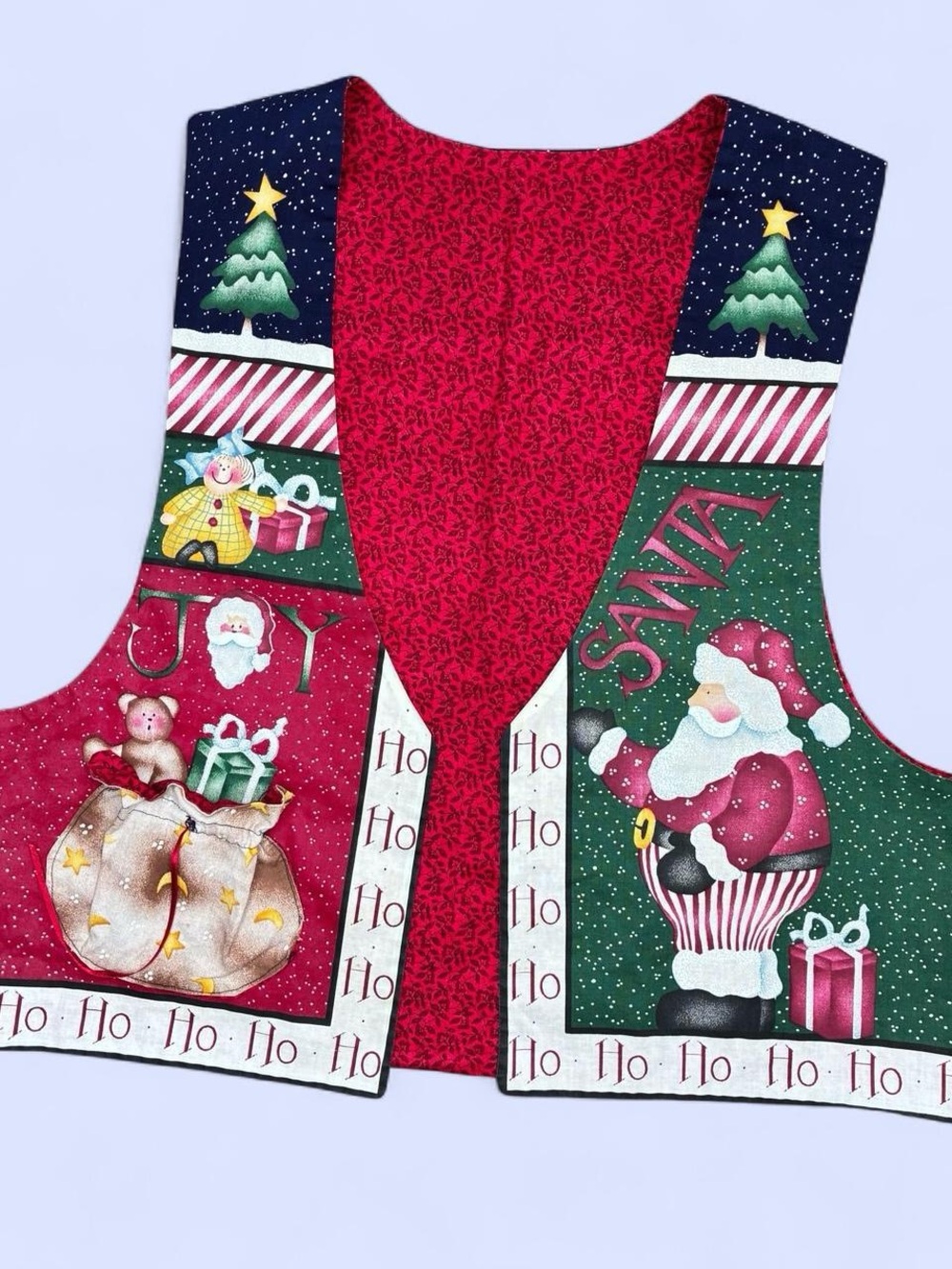 Vintage 90’s Christmas Santa Holiday Present Vest